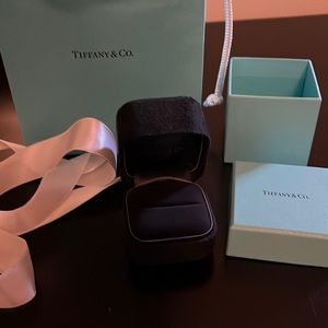 Tiffany ring box and shopping bag